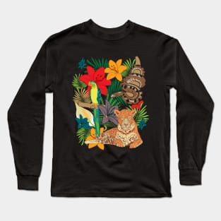 Jungle animals of Amazonia Long Sleeve T-Shirt